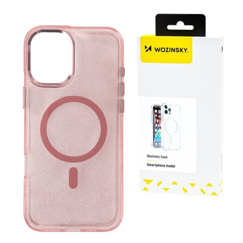 Etui pokrowiec na Samsung Galaxy S25 Glitter Case - różowe z brokatem