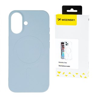 Etui silikonowe magnetyczne na Samsung Galaxy S25 Silicone Case Magsafe - jasnoniebieskie