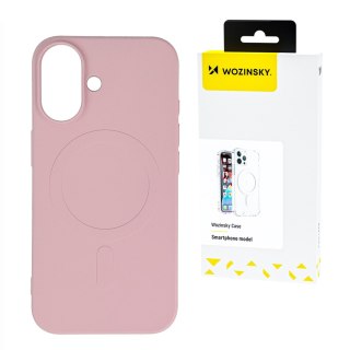 Silikonowe etui na Samsung Galaxy S24 FE Silicone Case MagSafe - różowe
