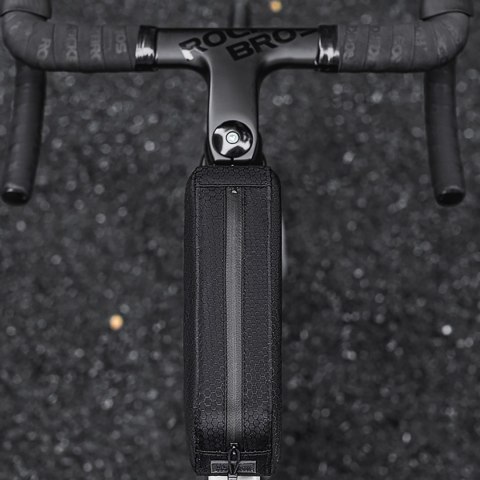 Torba rowerowa mocowana na ramę 0.9l - czarna