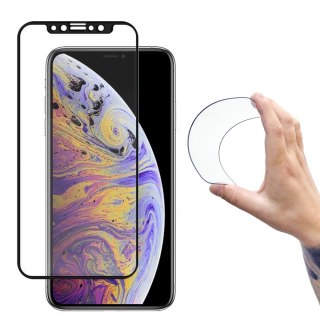 Folia szklana szkło hartowane do iPhone 13 mini z ramką Full Cover Flexi Nano - przezroczysty