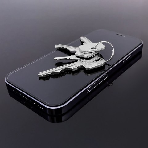 Folia szklana szkło hartowane z ramką do iPhone 14 Plus / 13 Pro Max Full Cover Flexi Nano - przezroczysty