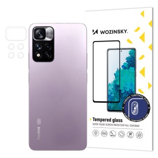 Szkło hartowane 9H na cały aparat kamerę do Xiaomi Redmi Note 11 Pro+ Camera Glass