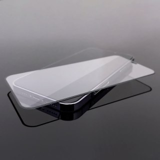 Szkło hartowane do iPhone 14 Plus / 13 Pro Max na cały ekran z ramką Case Friendly - czarny