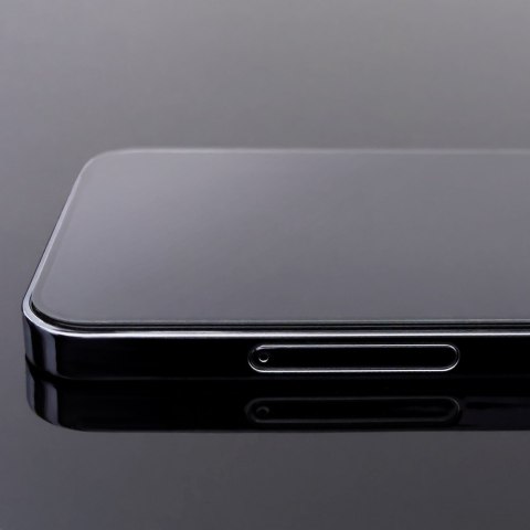 Szkło hartowane do iPhone 14 Plus / 13 Pro Max na cały ekran z ramką Case Friendly - czarny