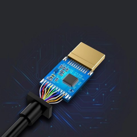 Adapter przejściówka mini DisplayPort - HDMI FHD 1080p - czarny