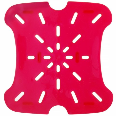 Ociekacz sztuczne dno do pojemników Cambro 5.7 / 7.6 l 187x181x16 mm - czerwony
