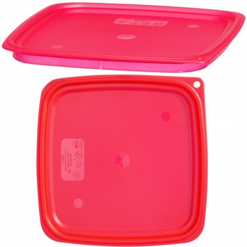 Pokrywka do pojemnika CamSquares Fresh Pro 5.7 / 7.6 l 229x229x19 mm - czerwona