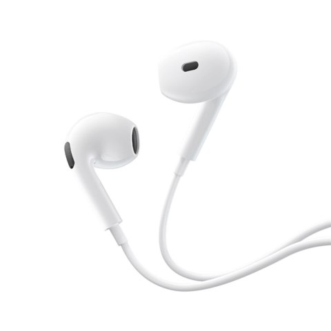Słuchawki przewodowe douszne USB-C - białe