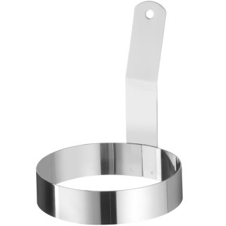 Forma obręcz pierścień z uchwytem do jajek sadzonych STAL śr. 103 mm