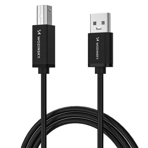 Kabel przewód do drukarki skanera USB-B - USB-A 480Mb/s 1m - czarny