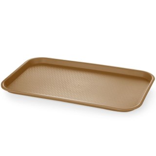 Taca do serwowania Fast Food GN 1/1 530x325 mm - brązowa