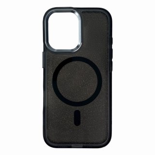 Etui brokatowe na iPhone 17 Pro Max MagSafe Glitter Case - czarne