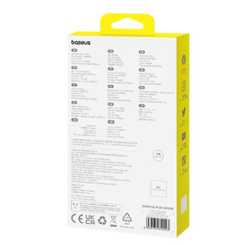 Kabel przewód USB-C Pudding Series 100W 1.2m - czarny