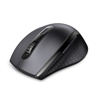 Myszka bezprzewodowa ergonomiczna optyczna 5 przycisków 1600 DPI - czarna