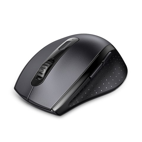 Myszka bezprzewodowa ergonomiczna optyczna 5 przycisków 1600 DPI - czarna