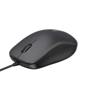 Myszka przewodowa optyczna 1200 DPI - czarna