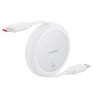 Kabel przewód zwijany USB-C Free2Pull 60W 1m - biały