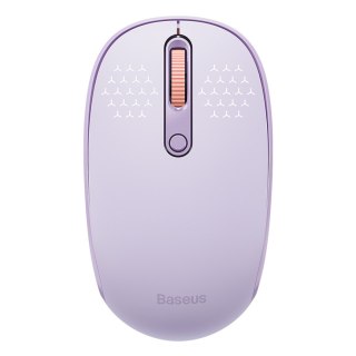 Myszka bezprzewodowa 3 tryby łączności 2.4GHz Bluetooth 3.0 5.0 F01B - fioletowa