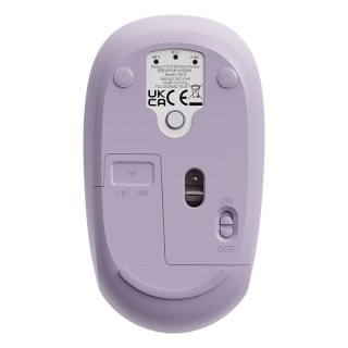 Myszka bezprzewodowa 3 tryby łączności 2.4GHz Bluetooth 3.0 5.0 F01B - fioletowa