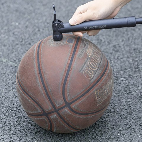 Pompka rowerowa ręczna kompaktowa 80 PSI 5.5 bar - czarna