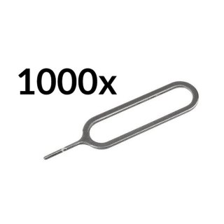 Kluczyk igła do wyjmowania karty SIM iPhone iPad - zestaw 1000 szt.