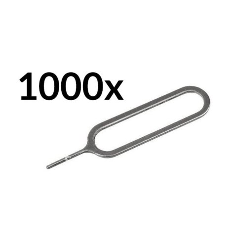 Kluczyk igła do wyjmowania karty SIM iPhone iPad - zestaw 1000 szt.