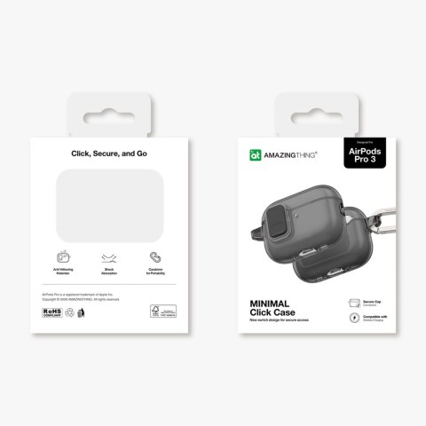 Etui do słuchawek AirPods Pro 3 Minimal Case - czarne