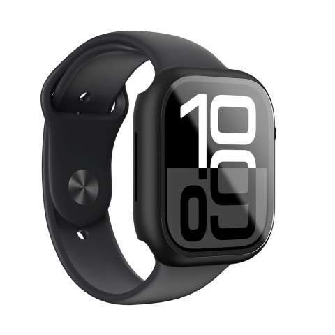 Etui ze szkłem hartowanym do Apple Watch 42mm Radix Glass - czarne
