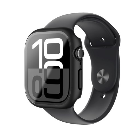 Etui ze szkłem hartowanym do Apple Watch 42mm Radix Glass - czarne