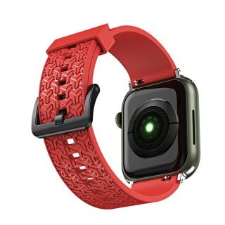 Pasek bransoleta do zegarka Apple Watch 38 / 40 / 41 mm - czerwony