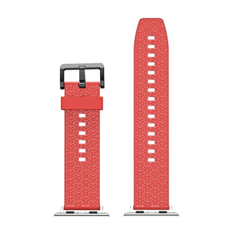 Pasek bransoleta do zegarka Apple Watch 38 / 40 / 41 mm - czerwony