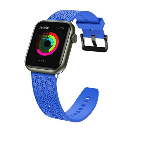 Pasek bransoleta do zegarka Apple Watch 42 / 44 / 45 mm - niebieski