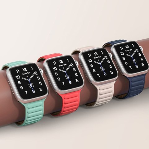 Pasek magnetyczny opaska bransoleta do Apple Watch 41 mm - czarny