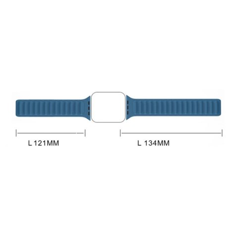 Pasek magnetyczny opaska bransoleta do Apple Watch 41 mm - czarny