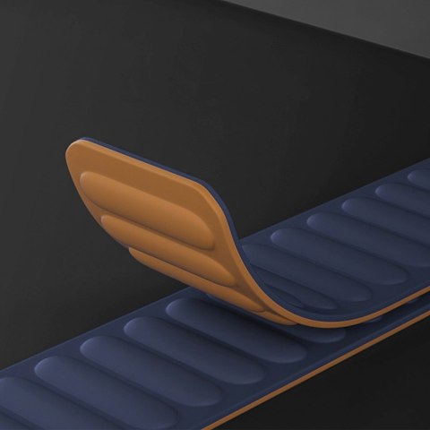 Pasek magnetyczny opaska bransoleta do Apple Watch 41 mm - niebieski