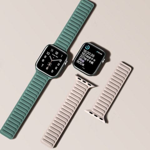 Pasek magnetyczny opaska bransoleta do Apple Watch 41 mm - niebieski
