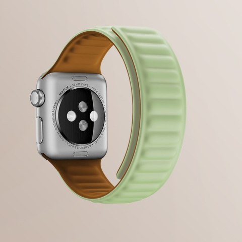 Pasek magnetyczny opaska bransoleta do Apple Watch 41 mm - niebieski