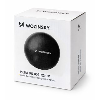 Piłka gimnastyczna do ćwiczeń rehabilitacyjna 22cm - czarna