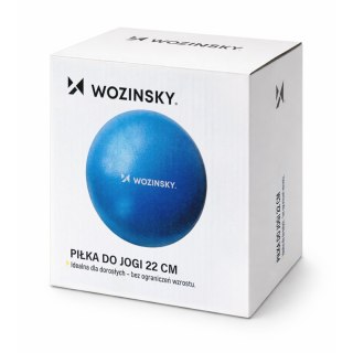 Piłka gimnastyczna do ćwiczeń rehabilitacyjna 22cm - niebieska