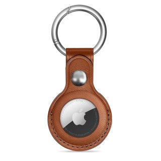 Etui brelok na lokalizator Apple AirTag 1 / 2 NaturalFit - brązowy