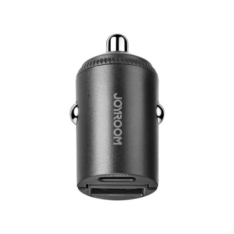 Ładowarka samochodowa USB-A USB-C 65W - czarna