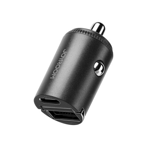 Ładowarka samochodowa USB-A USB-C 65W - czarna