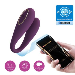 Wibrator podwójny Pretty Love August z aplikacją 12 funkcji USB