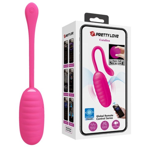 Jajko wibrujące Pretty Love Catalina 12 funkcji z aplikacją USB