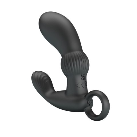 Masażer prostaty silikonowy Pretty Love Cayla czarny USB 12 funkcji