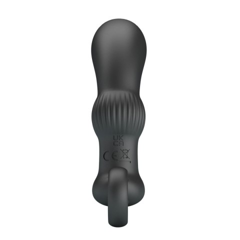 Masażer prostaty silikonowy Pretty Love Cayla czarny USB 12 funkcji