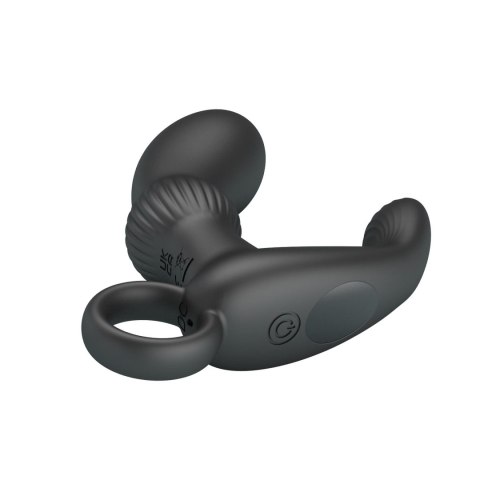 Masażer prostaty silikonowy Pretty Love Cayla czarny USB 12 funkcji