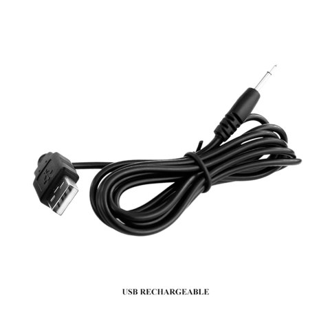 Masażer prostaty silikonowy Pretty Love Cayla czarny USB 12 funkcji