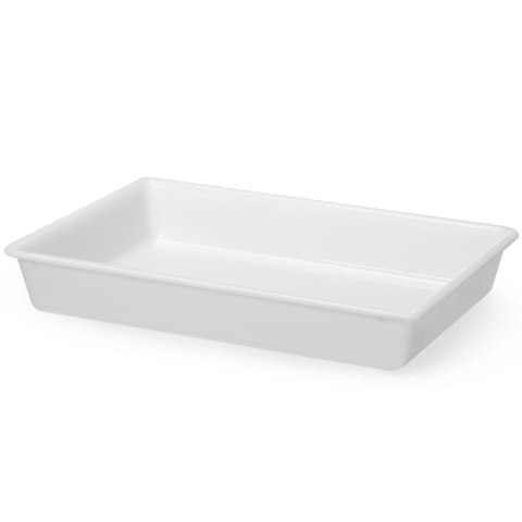 Pojemnik do panierowania płaski 12 l 535x385x85 mm - biały